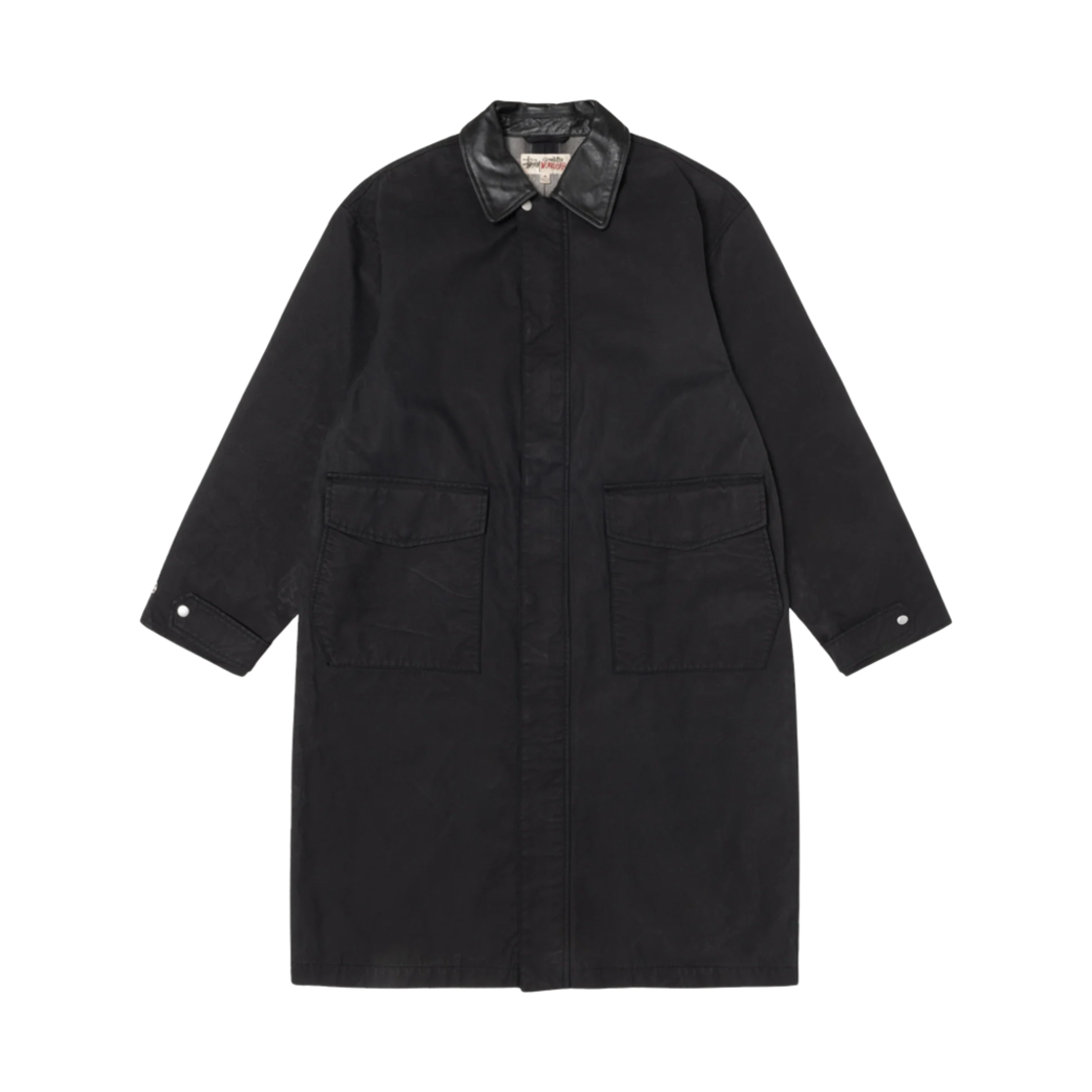 스투시 더스터 코트 블랙