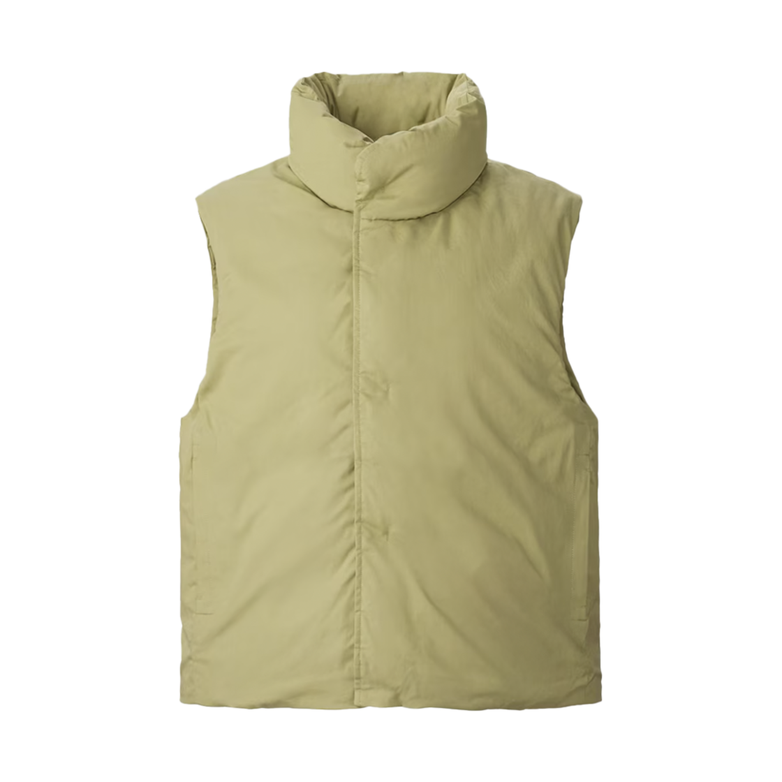 (W) 유니클로 U 퍼프테크 논 퀼팅 베스트 그린 - KR((W) Uniqlo U Pufftech Non Quilting Vest Green - KR)