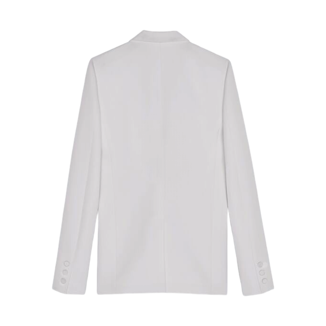 (W) 생로랑 턱시도 자켓 그레인 드 뿌드르 화이트((W) Saint Laurent Tuxedo Jacket In Grain De Poudre White) - 2
