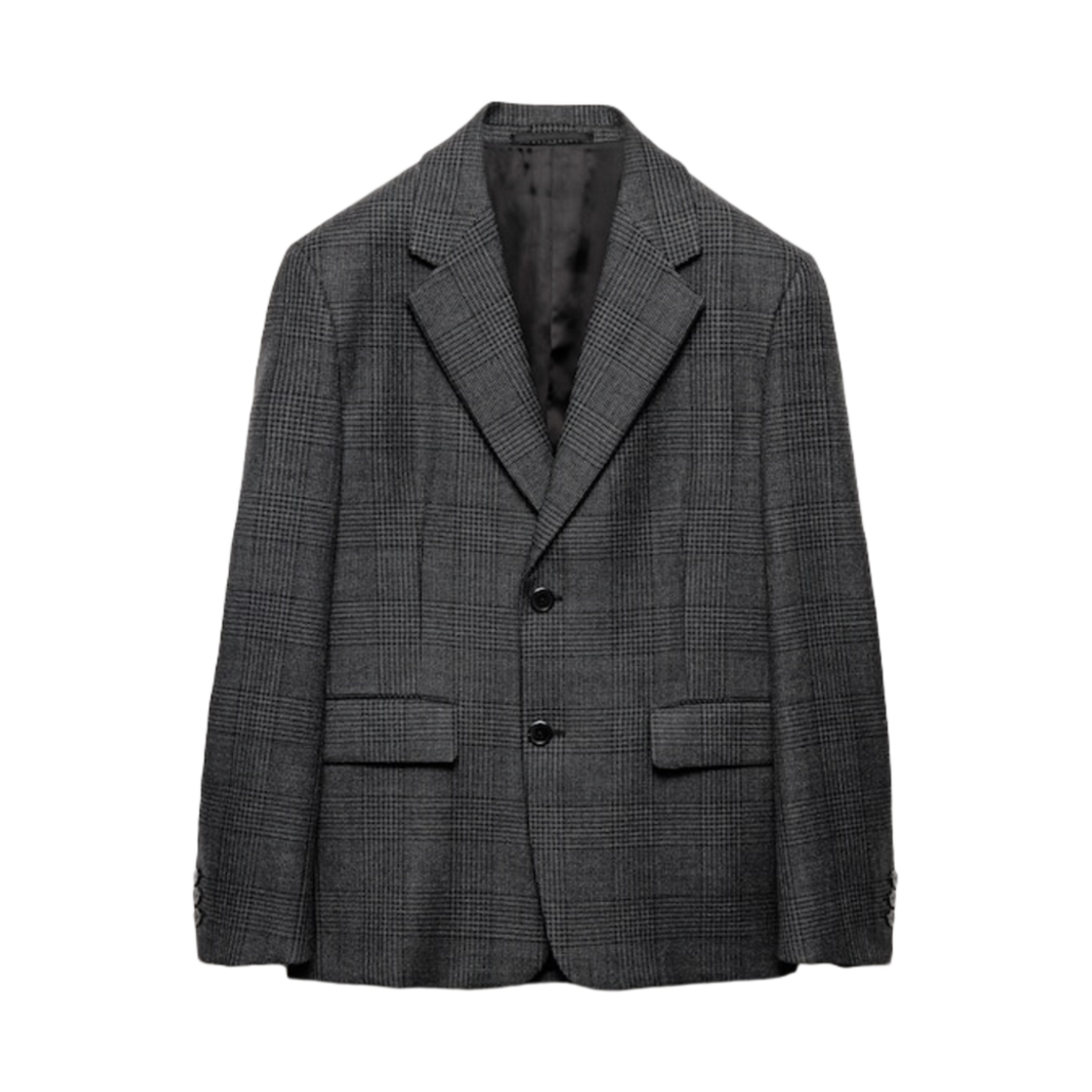 프라다 싱글 브레스티드 울 자켓 앤트러사이트 그레이(Prada Single-Breasted Wool Jacket Anthracite Gray)