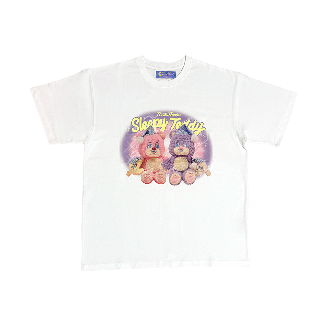 teddy_tshirt The NEONMOON Sleepy Teddy T-shirt White