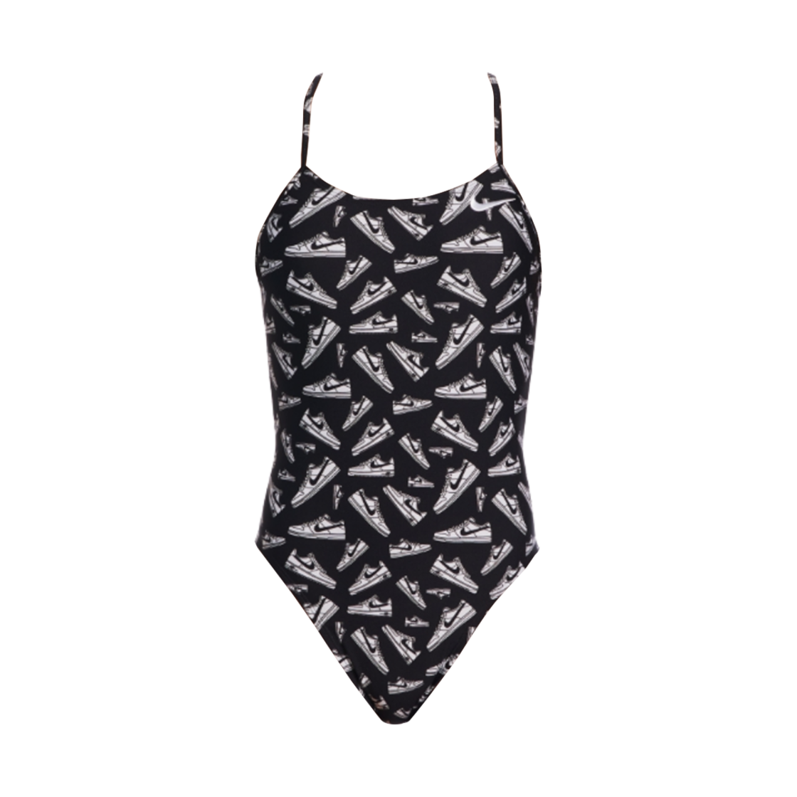(W) 나이키 스윔 토스드 스니커즈 컷아웃 제트 블랙((W) Nike Swim Tossed Sneakers Cut Out Jet Black)