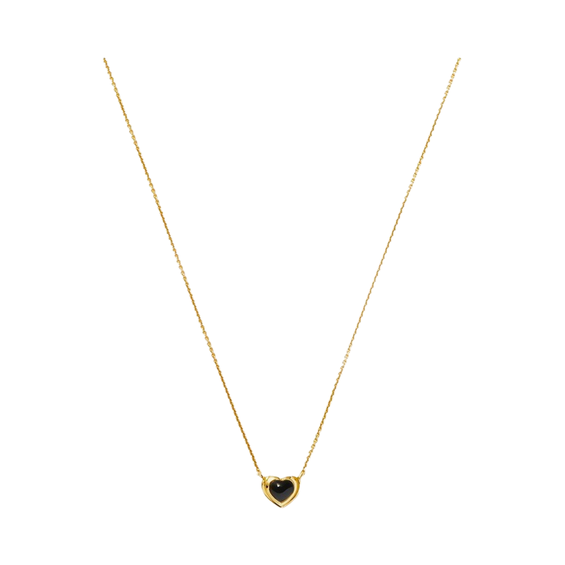 KW4CJENMM03GD Missoma Love Days Necklace Black Onyx - 24FW