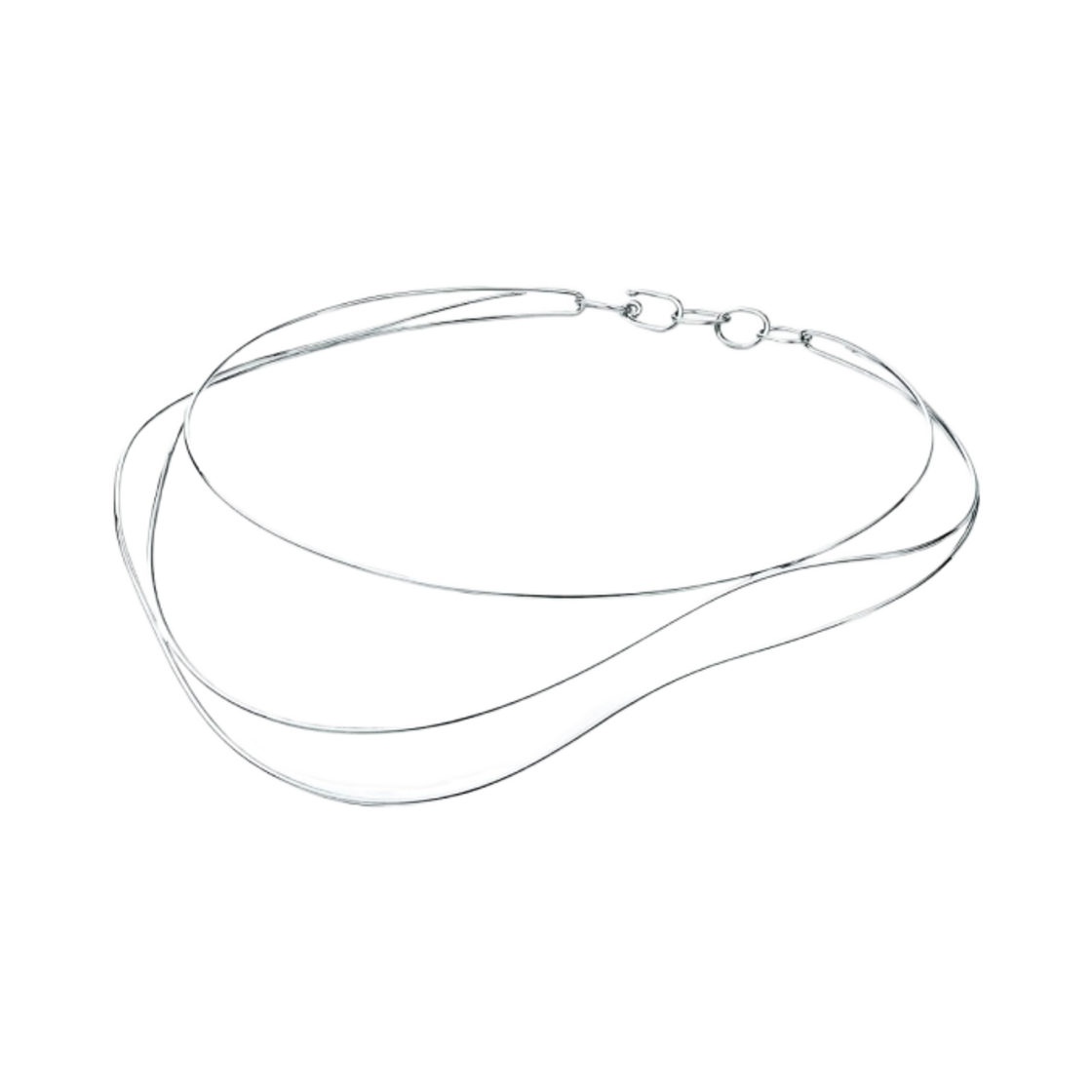 티파니 앤 코 엘사 퍼레티 웨이브 네클리스 스털링 실버(Tiffany & Co. Elsa Peretti Wave Necklace Sterling Silver) - 1