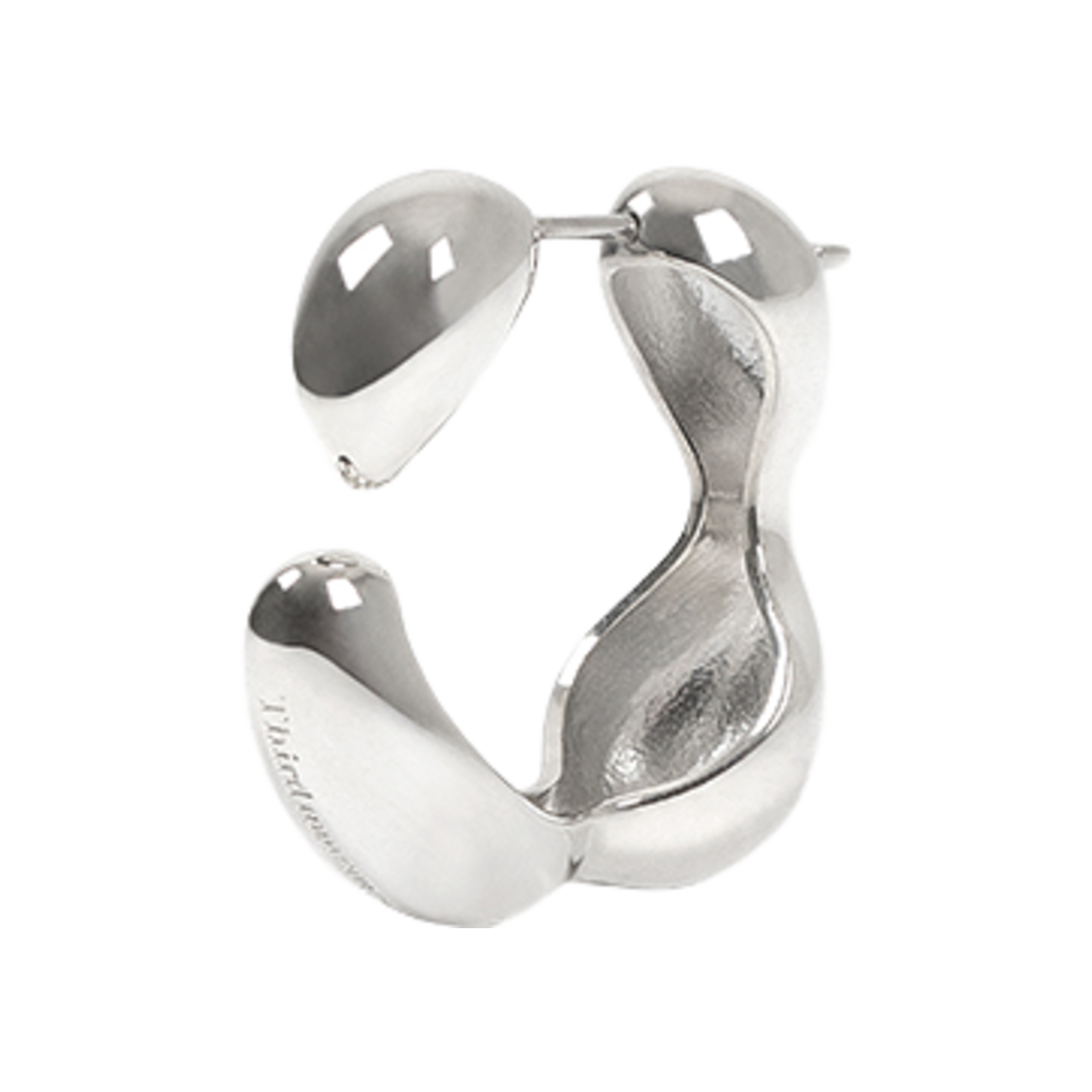 TM2B2ER05SV Third movement Bubble Earring Silver