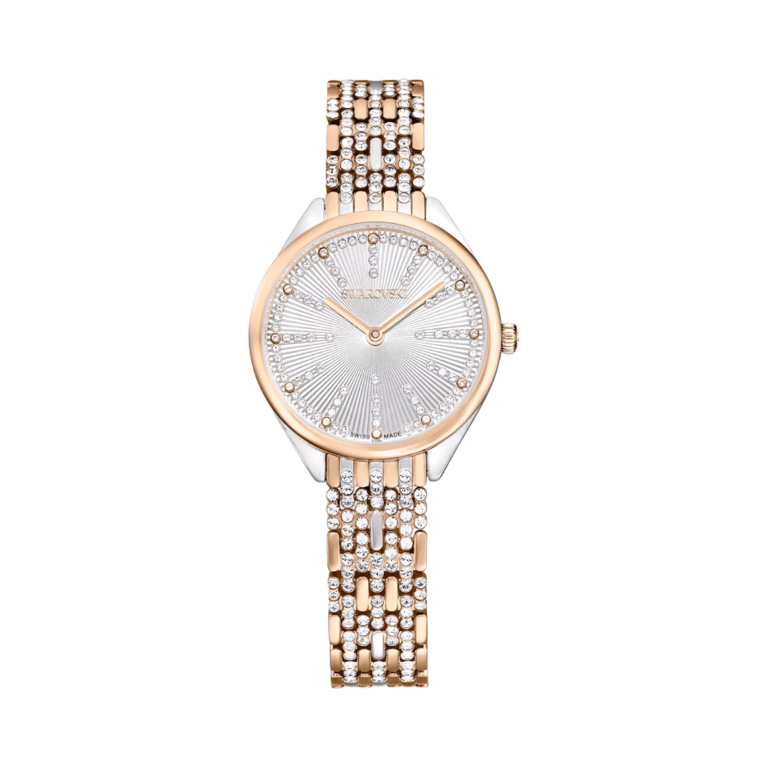 (W) 스와로브스키 어트랙트 워치 로즈 골드((W) Swarovski Attract Watch Rose Gold)