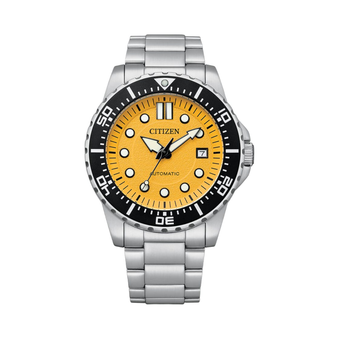시티즌 메카니컬 오토매틱 43mm 스테인리스 스틸 옐로우 실버(Citizen Mechanical Automatic 43mm Stainless Steel Yellow Silver) - 1