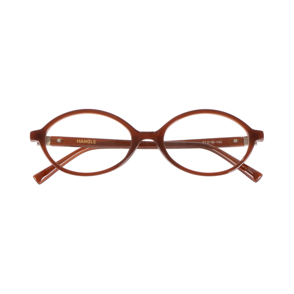 한글 긱시크 오벌 브라운(Hangle Geek Chic Oval Brown)