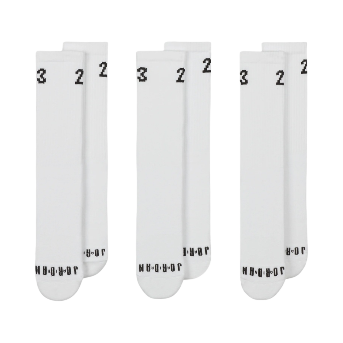 조던 에센셜 크루 삭스 화이트 (3개입/국내 정식 발매 제품)(Jordan Essentials Crew Socks White (3 Pack/Korean Ver.))