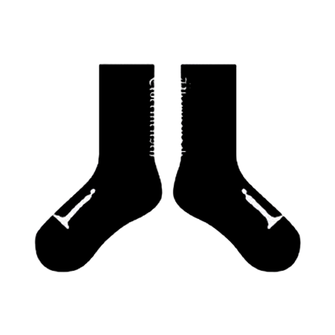 지드래곤 위버멘쉬 삭스 블랙 A 버전(G-DRAGON Ubermensch Socks Black A Ver.)