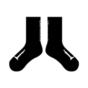 G-DRAGON Ubermensch Socks Black A Ver.