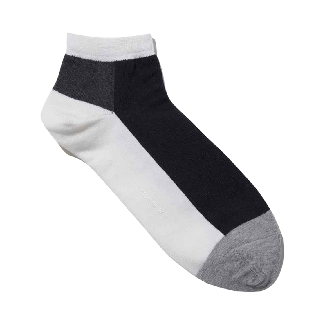 CALAX25201NYX Customellow Block Short Socks Navy