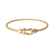 Fred Force 10 Yellow Gold Cable Bracelet Medium 18K Yellow Gold