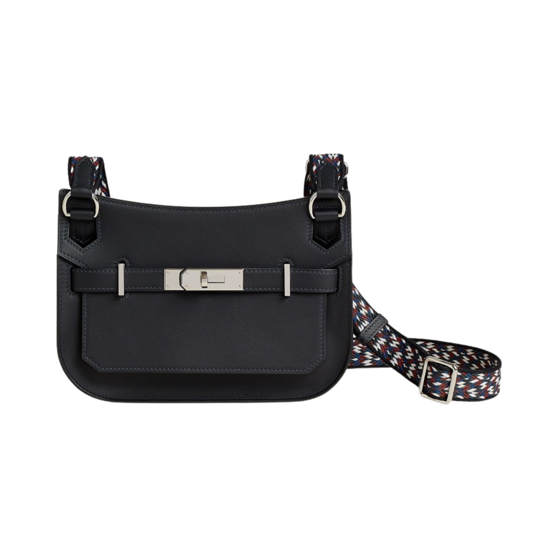 에르메스 집시에르 미니백 스위프트 & 팔라듐 하드웨어 카방 누아 블랑(Hermes Jypsiere Mini Bag Swift & Palladium Caban Noir Blanc) - 1