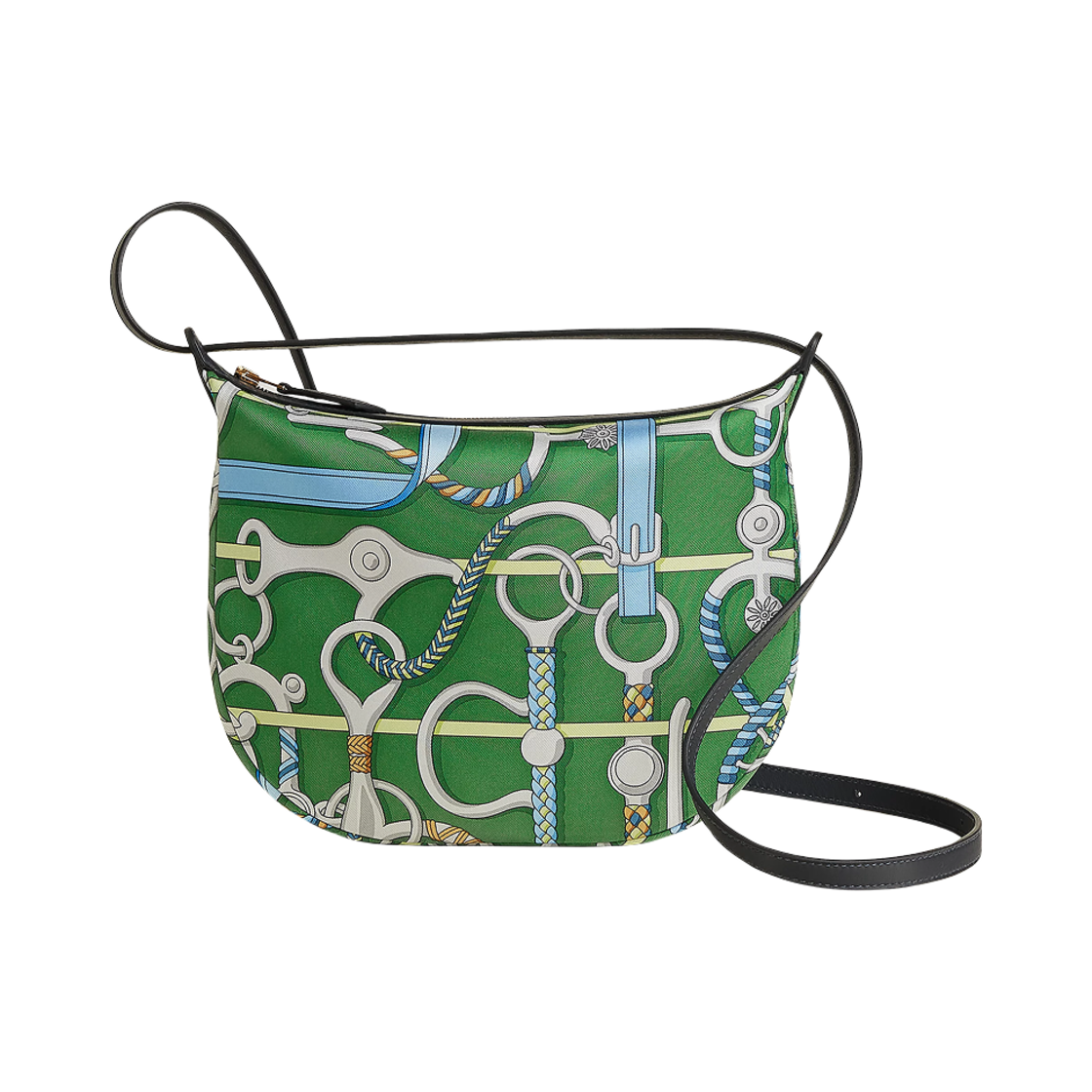 에르메스 수르소이 투 고 파우치 스위프트 카프스킨 & 옐로우 골드 베르 유카 셀레스트 카방(Hermes Sursoie To Go Pouch Swift Calfskin & Yellow Gold Vert Yucca Celeste Caban) - 1