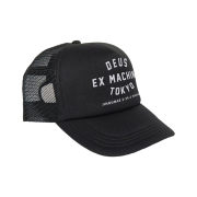 Deus Ex Machina Tokyo Harajuku Address Trucker Cap Black