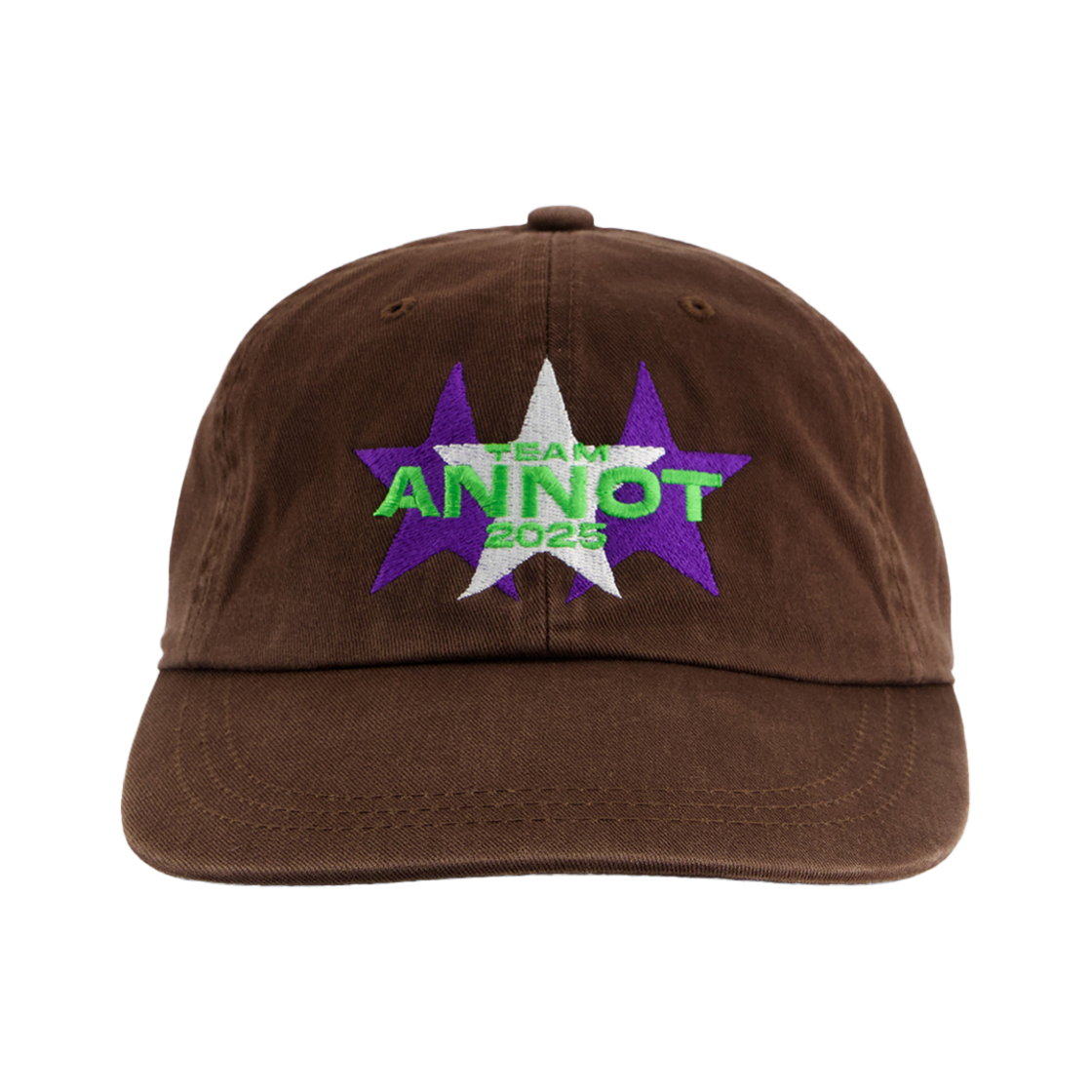 ant25cap007br ANNOT T.ANNOT Long Bill Washing Cap Brown