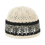 Allincomplete Snuggle Crochet Beanie Ivory