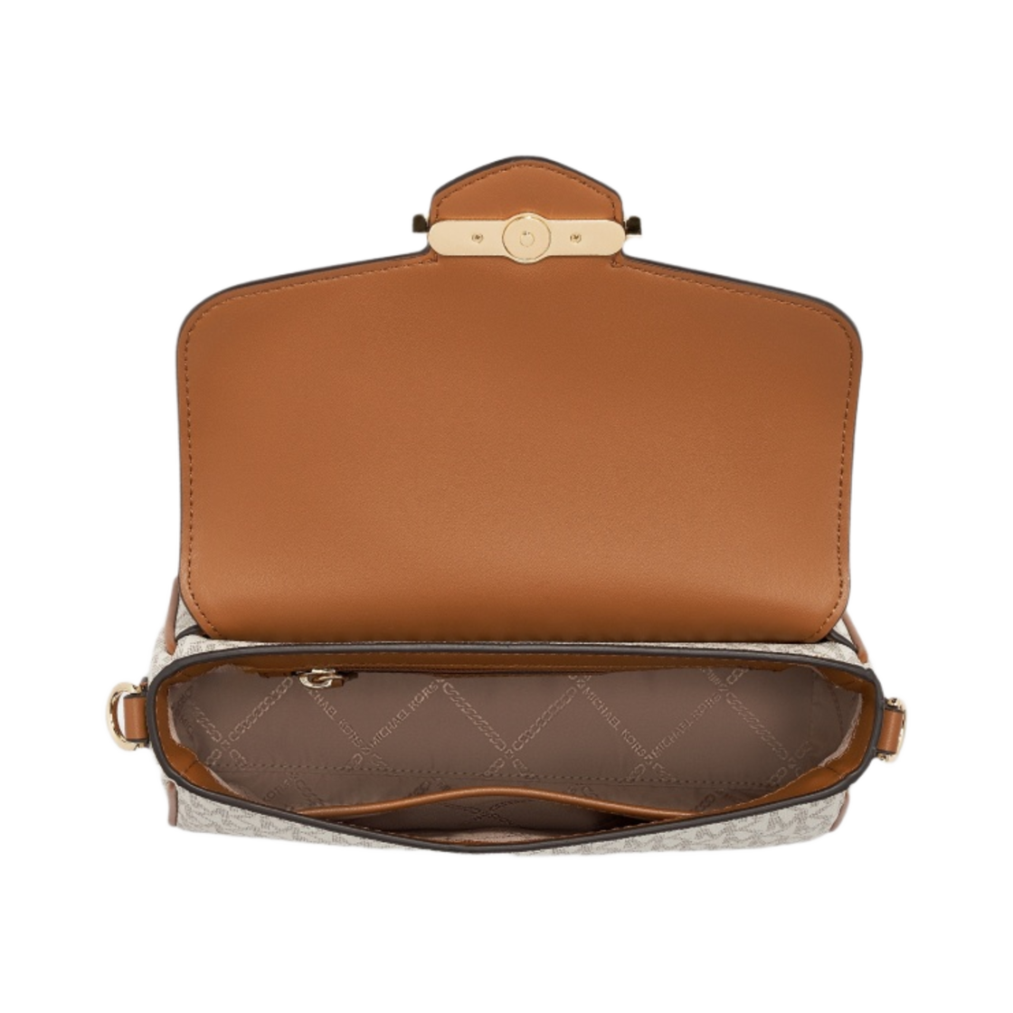 마이클 코어스 플레르 스몰 로고 컬러 블록 크로스바디백 바닐라 화이트(Michael Kors Fleur Small Logo Color Block Crossbody Bag Vanilla White) - 2