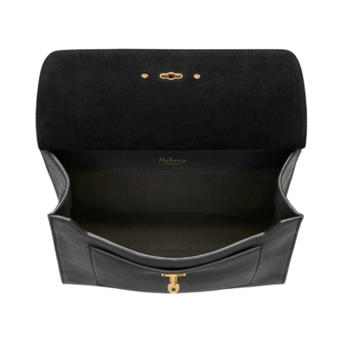 멀버리 클래식 그레인 안토니 메신저 백 블랙(Mulberry Classic Grain Antony Messenger Bag Black) - 4