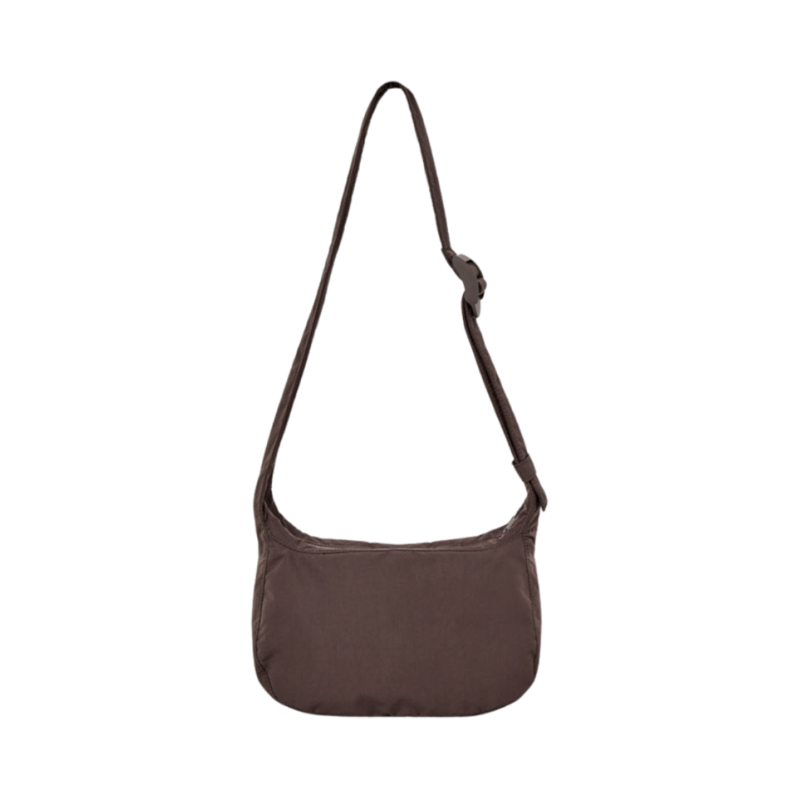 코스 나일론 크로스바디 새들백 다크 브라운(COS Nylon Crossbody Saddle Bag Dark Brown)
