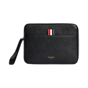 Thom Browne Textured Zip Pouch Black