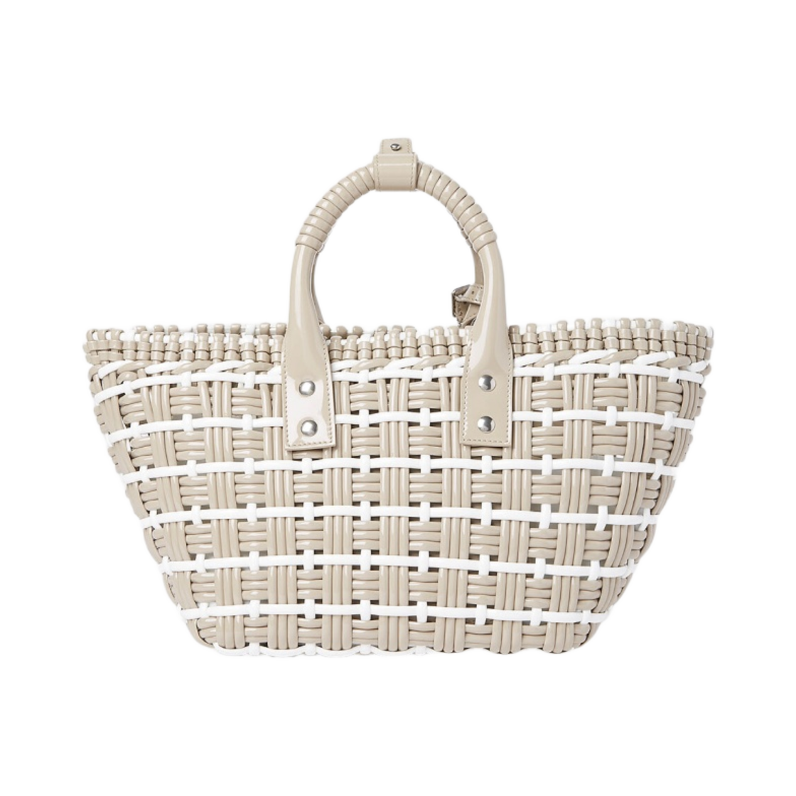 발렌시아가 비스트로 XS 스트랩 베스킷 베이지(Balenciaga Bistro XS Strap Basket Beige) - 2
