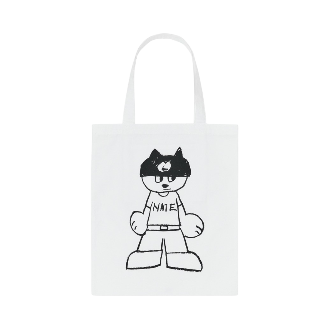 렐보브라운 헤이트 드로잉 토트백(Lelbobrown Hate Drawing Tote Bag)