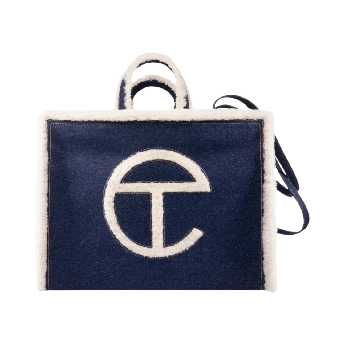 텔파 x 어그 라지 쇼핑백 데님(Telfar x UGG Large Shopping Bag Denim)