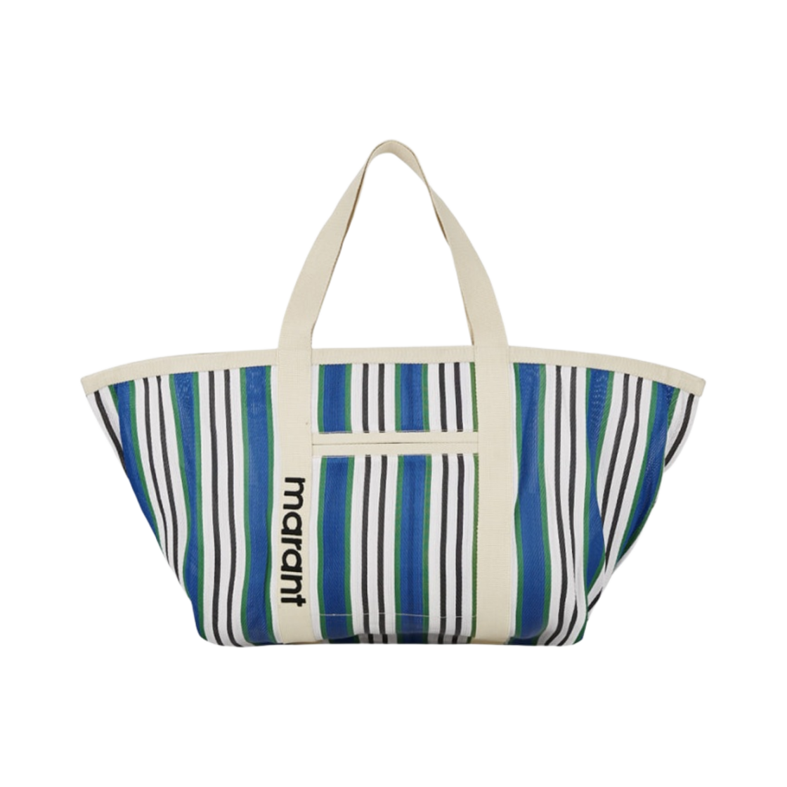 PP0020FA-A1X17M-30BU Isabel Marant Warden Tote Bag with Vertical Stripe - 24SS