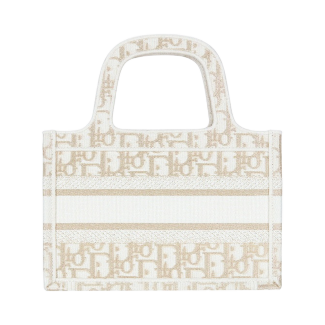 디올 미니 북 토트백 골드 디올 오블리크 자수(Dior Mini Book Tote Gold Dior Oblique Embroidery) - 2