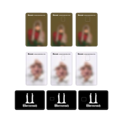 G-DRAGON Ubermensch Card Cover Sticker Set