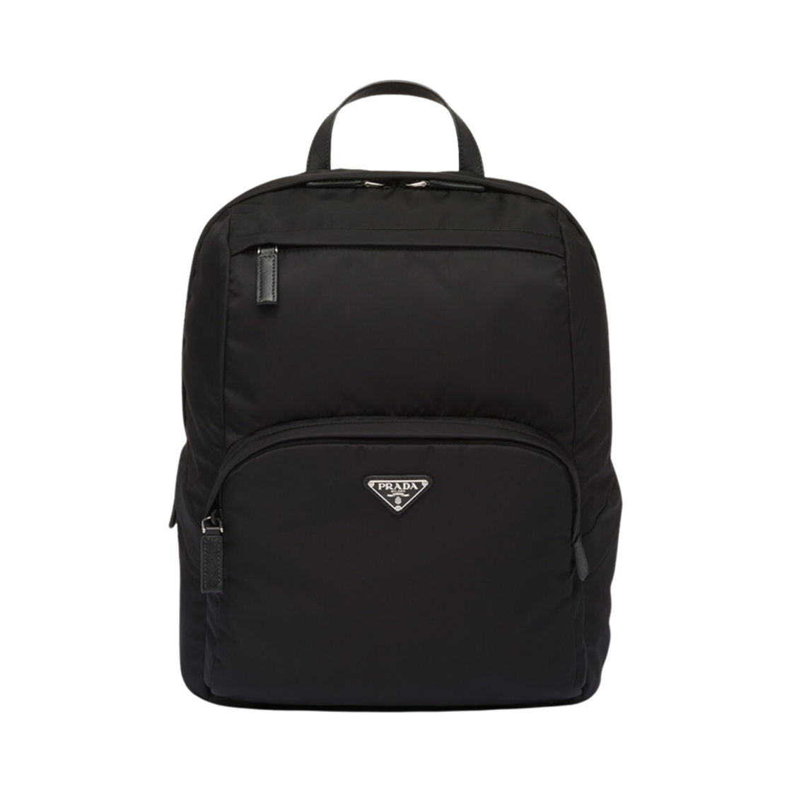 프라다 리나일론 사피아노 레더 백팩 블랙(Prada Re-Nylon Saffiano Leather Backpack Black)