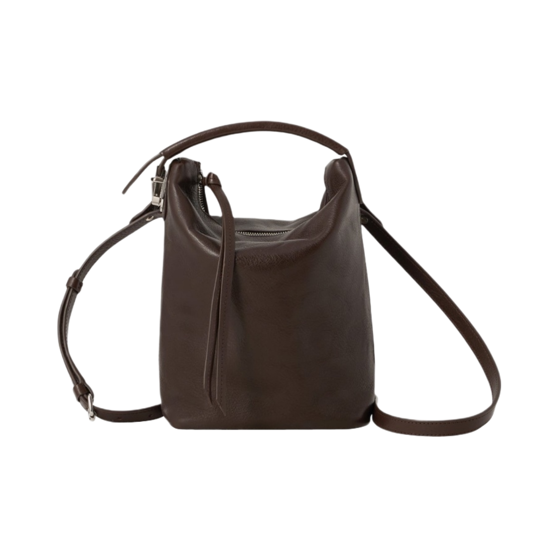르메르 베지탈 탠 레더 케이스 백 다크 초콜릿(Lemaire Vegetal Tanned Leather Case Bag Dark Chocolate) - 1