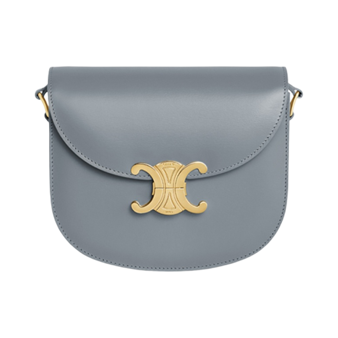 셀린느 베사체 클리아 샤이니 카프스킨 블루 그레이(Celine Besace Clea in Shiny Calfskin Blue Grey) - 1