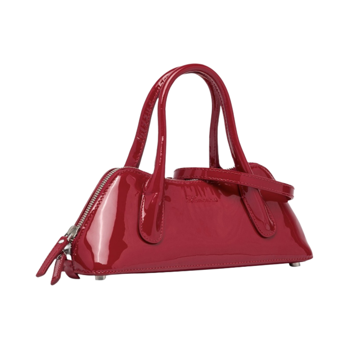 블루마린 페이턴트 레더 미니 키스 미 백 레드(Blumarine Mini Kiss Me Bag In Patent Leather Red) - 2