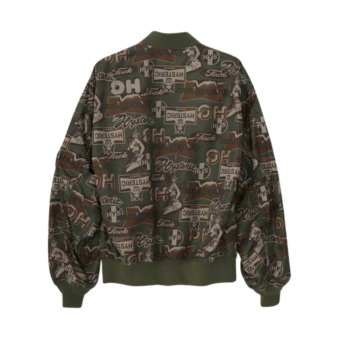 히스테릭 글래머 플라이트 자켓 카키(Hysteric Glamour Flight Jacket Khaki) - 2