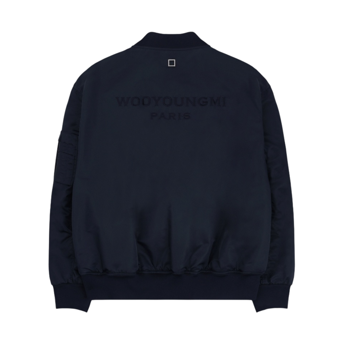 우영미 백로고 MA-1 네이비 - 22SS(Wooyoungmi Back Logo MA-1 Navy - 22SS) - 2
