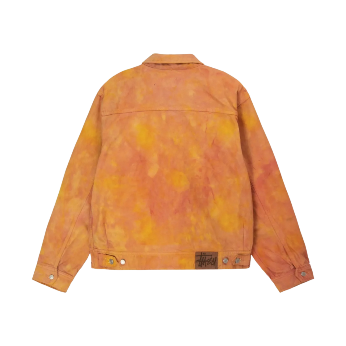 스투시 원더랜드 핸드 다이드 워크 자켓 옐로우 핑크(Stussy Wonderland Hand-Dyed Work Jacket Yellow Pink) - 2