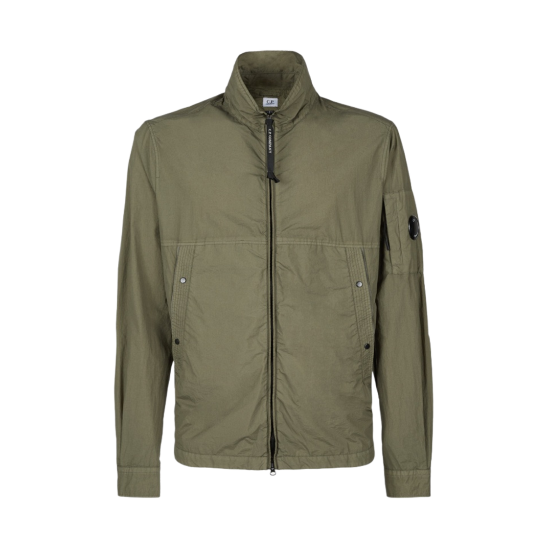 14CMOS104A005783G648 C.P. Company Taylon L Overshirt Bronze Green - 23SS