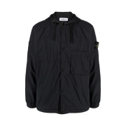 Stone Island 10403 Naslan Light Hooded Coach Jacket Black - 21FW