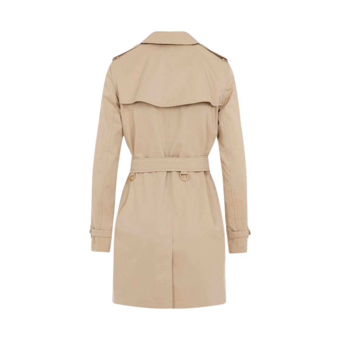 (W) 버버리 클래식 벨티드 트렌치 코트 허니 브라운((W) Burberry Classic Belted Trench Coat Honey Brown) - 2