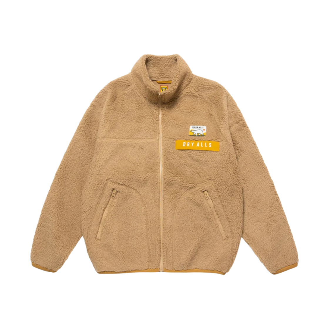휴먼 메이드 보아 플리스 자켓 베이지(Human Made Boa Fleece Jacket Beige) - 1