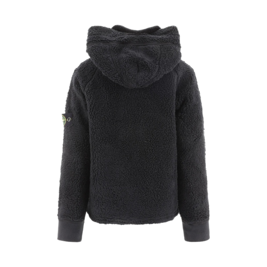 (키즈) 스톤 아일랜드 60343 테리 코튼 파일 가먼트 다이 후드 집업 블랙 - 22FW((Kids) Stone Island 60343 Terry Cotton Pile Garment Dyed Hooded Full Zip Sweatshirt Black - 22FW) - 2