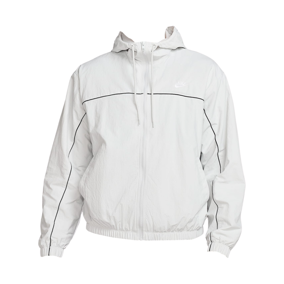 나이키 클럽 후드 자켓 포톤 더스트 화이트 - 아시아(Nike Club Hooded Jacket Photon Dust White - Asia)