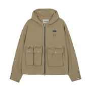 Vacant Archive Eilish Cargo Hood Jacket Beige
