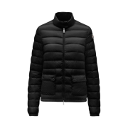(W) Moncler Lans Short Down Jacket Black - 22SS