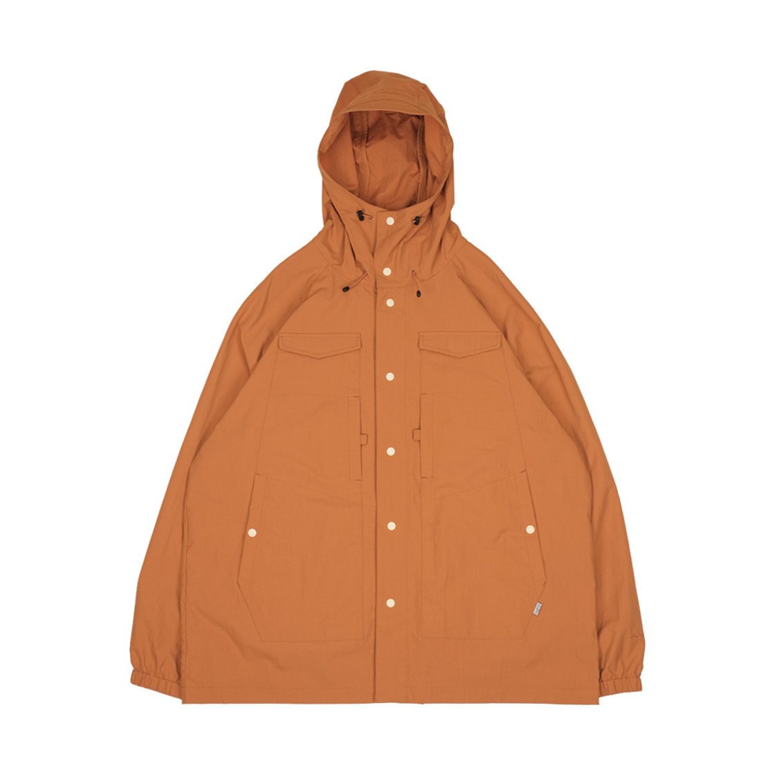 A-081 mmogarden Packable Wrap Over Rain Coat Orange