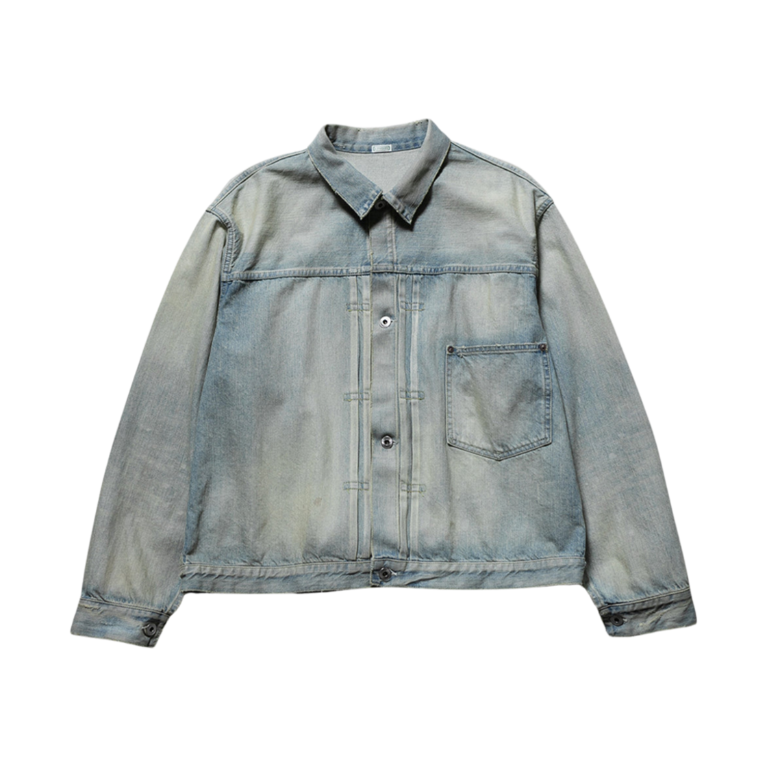 아프레쎄 퍼스트 타입 데님 자켓 블리치 - 25SS(A.Presse 1st Type Denim Jacket Bleach - 25SS)