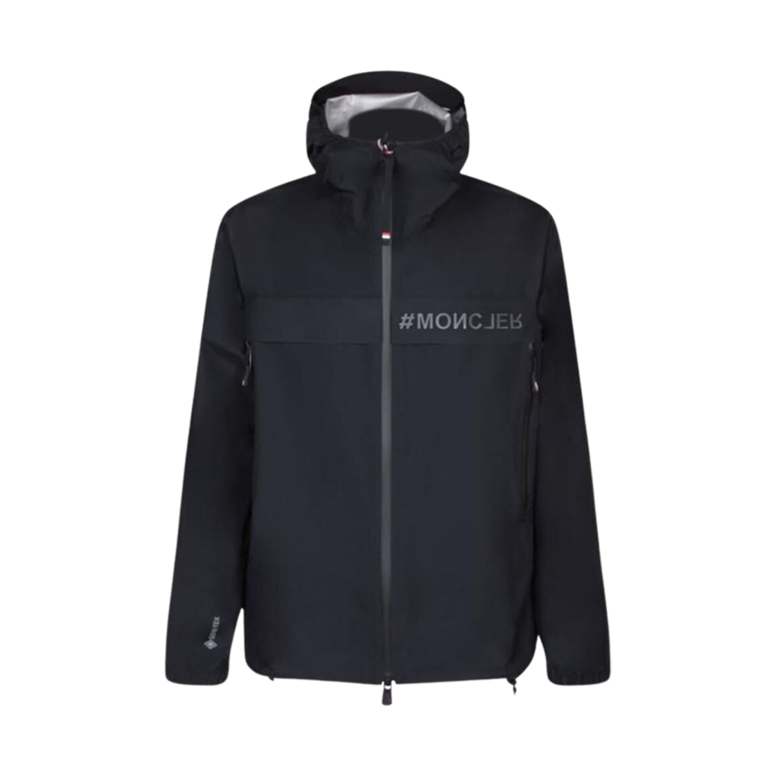 J1-097-1A00012-54AL5-999 Moncler Shipton Hooded Shell Jacket Black - 24SS